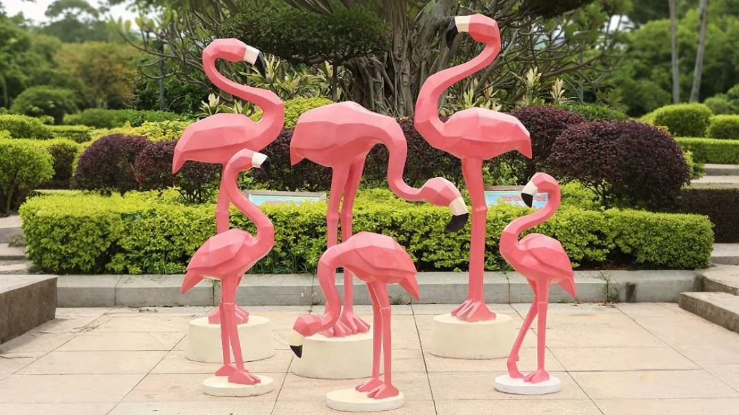 几何火烈鸟