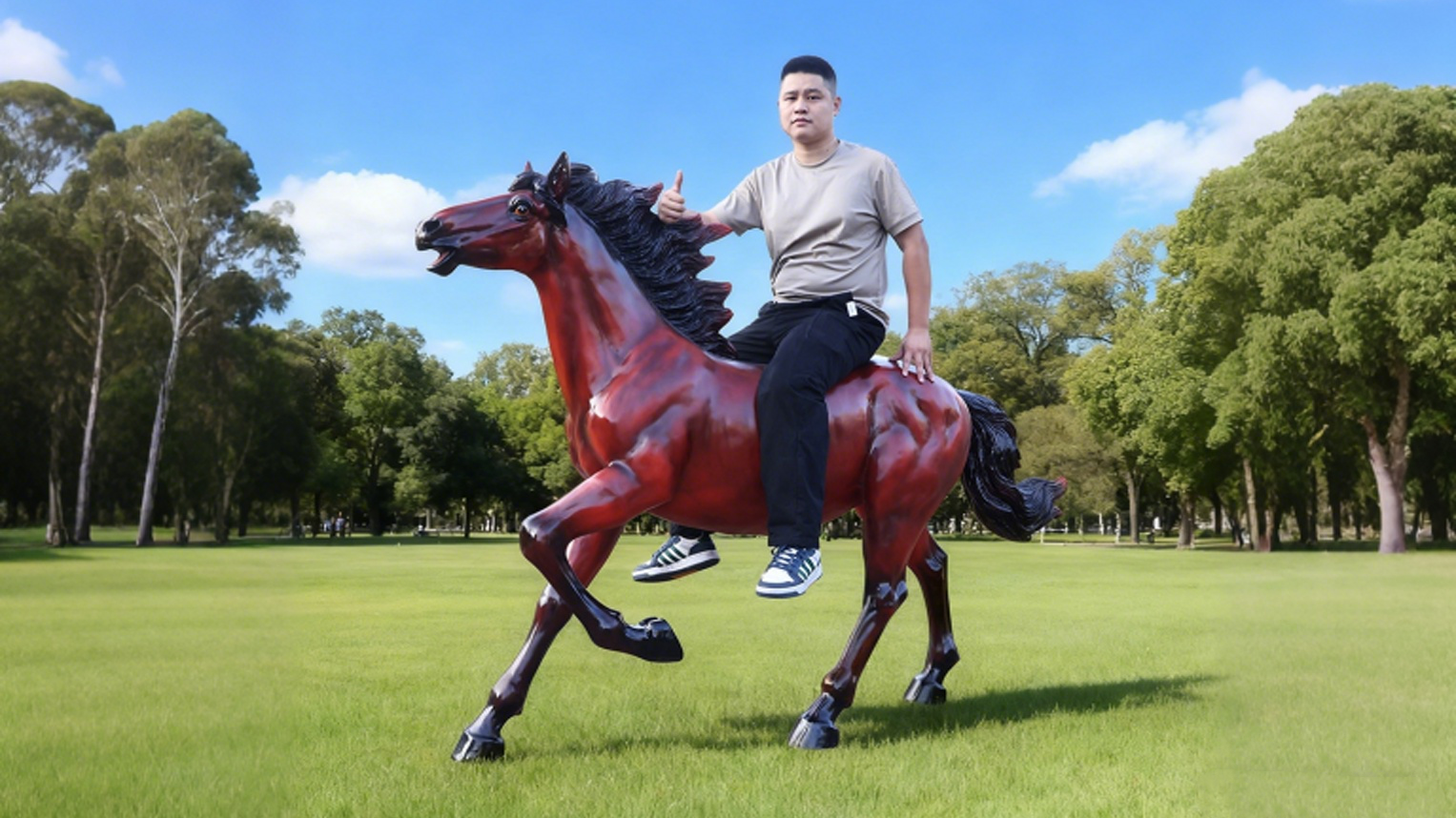 仿真马