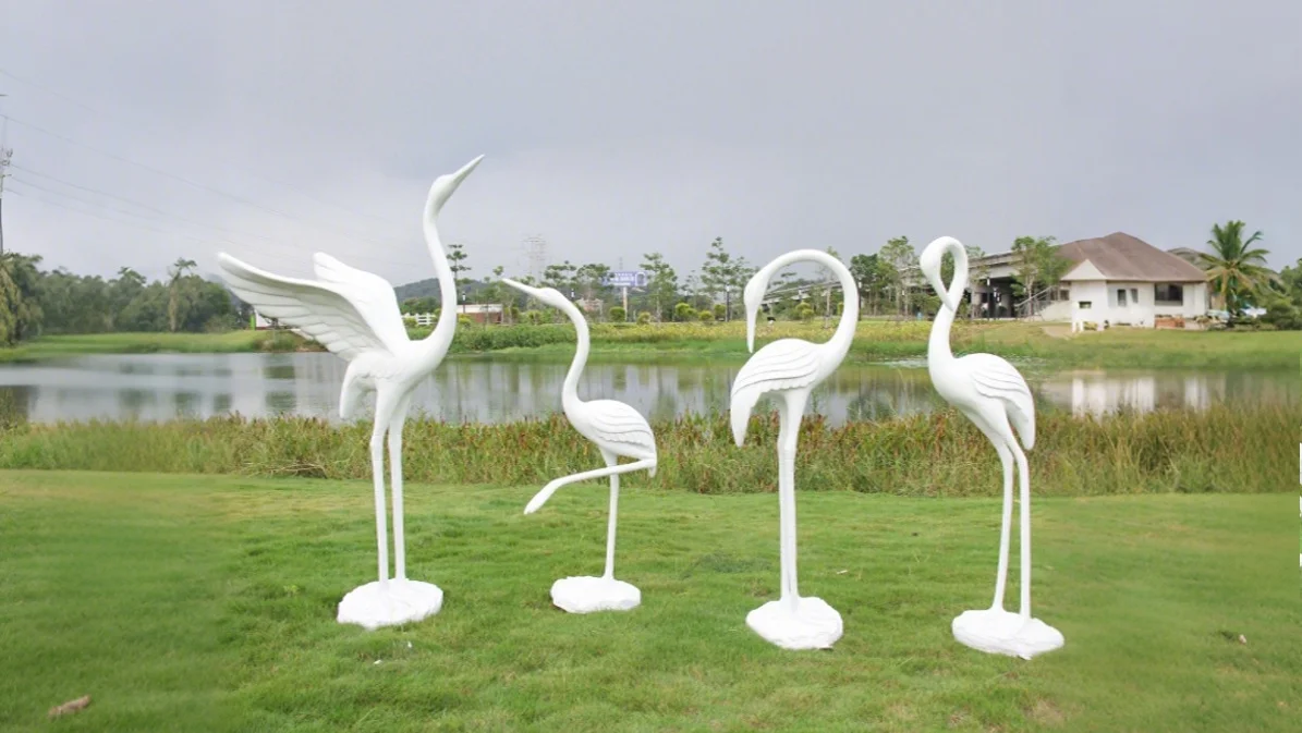 抽象仙鹤