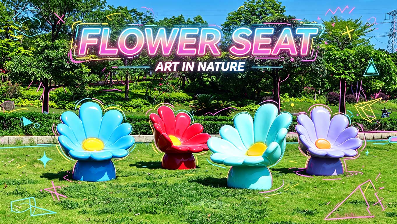 花朵坐凳